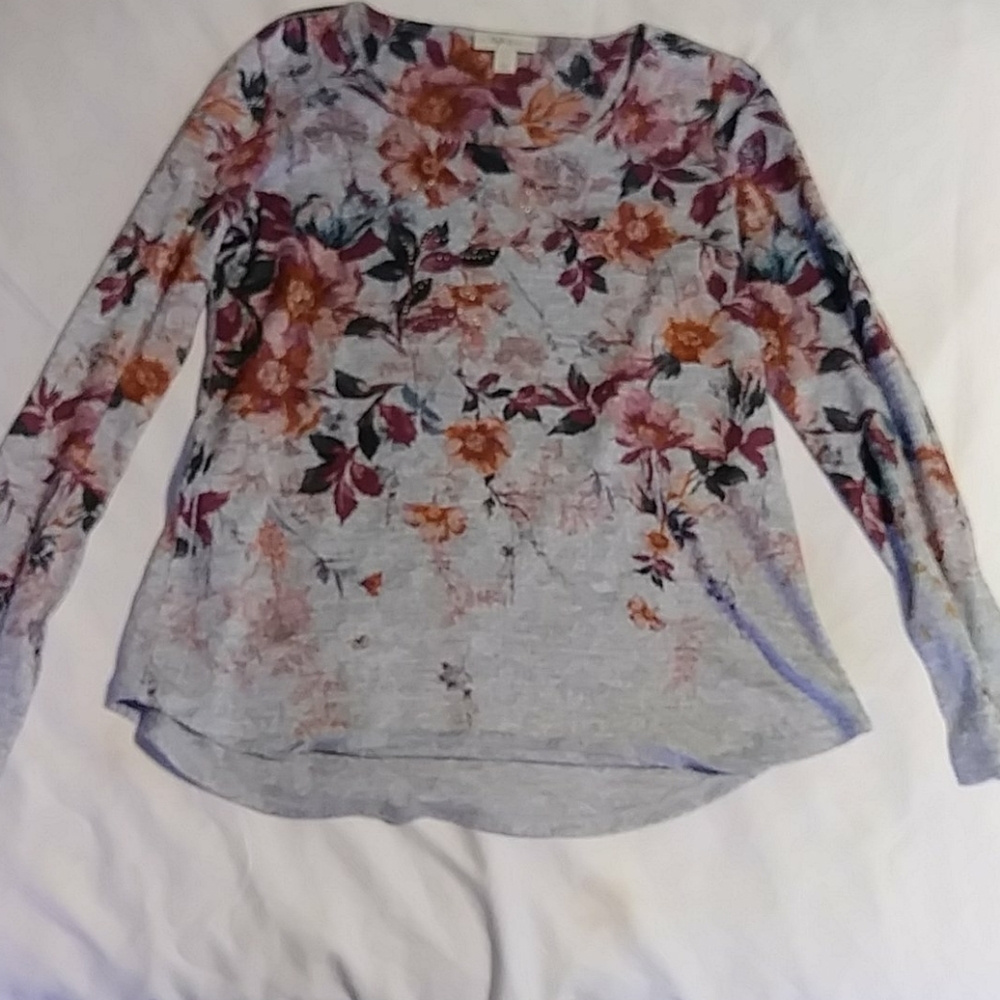 Style & co long sleeved sequin top